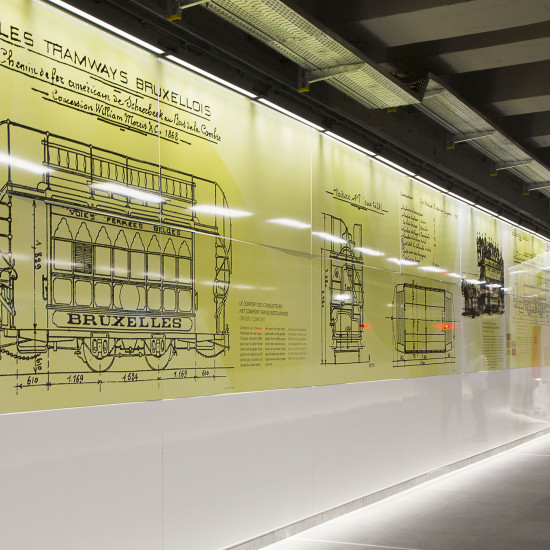 image du projet Habillage graphique de la station de tram Simonis